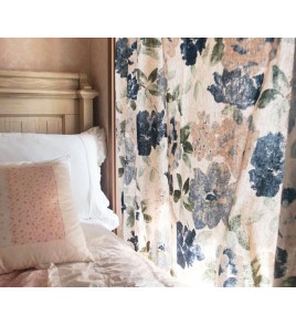 Ink painting style curtains