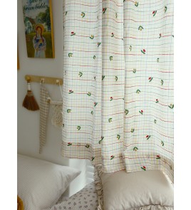 Lovely tulip floral curtains